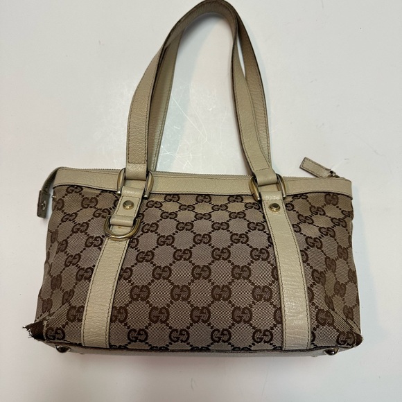Gucci Abbey Beige and Brown Women's Bag - Picture 2 of 10